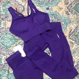Gymshark indigo energy set!